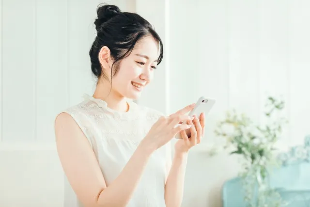 スマホで繋がるイメージ